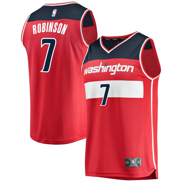 Maillot nba Washington Wizards Icon Edition Homme Devin Robinson 7 Rouge